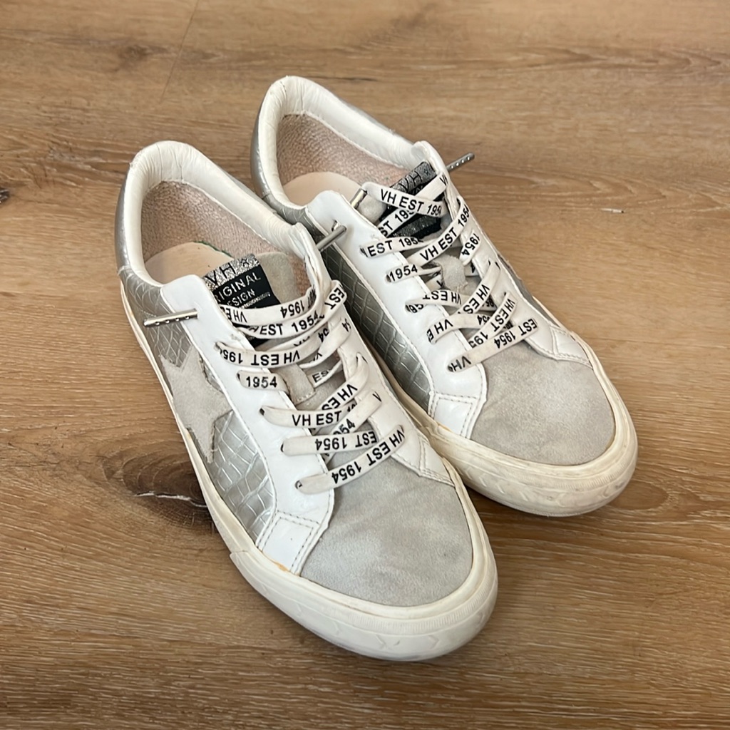 Vintage Havanna Shoe Sneaker  9 Original Al Design White  Silver